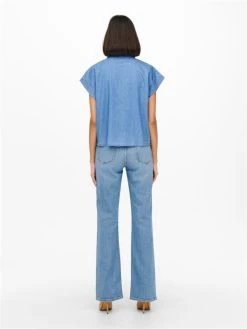 JACQUELINE DE YONG Chemisette Saint -Élégance Soldes 15252301 light blue denim jacqueline de yong 2