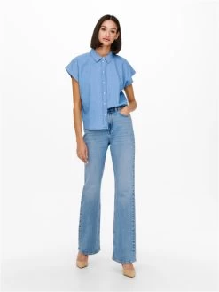 JACQUELINE DE YONG Chemisette Saint -Élégance Soldes 15252301 light blue denim jacqueline de yong 3