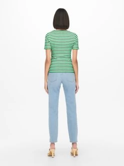 JACQUELINE DE YONG Tee Shirt Fransiska -Élégance Soldes 15253481 cloud dancer stripe jacqueline de yong 3 1