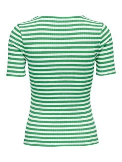 JACQUELINE DE YONG Tee Shirt Fransiska -Élégance Soldes 15253481 cloud dancer stripe jacqueline de yong 3 3