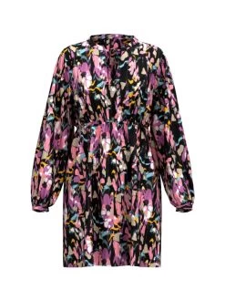 JACQUELINE DE YONG Robe Jackson -Élégance Soldes 15269160 black abstract flow jacqueline de yong 2