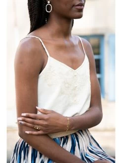 JACQUELINE DE YONG Débardeur Sisi -Élégance Soldes 15270949 sandshell jacqueline de yong 2