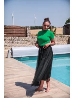 Jupe Tutu -Élégance Soldes 23028 noir atelier de mila 3