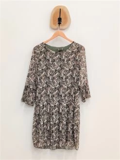 Robe Courte Plissee Cygne