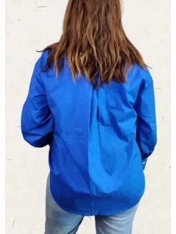 Chemisier Alost -Élégance Soldes 3713 bleu bic bisou project 2