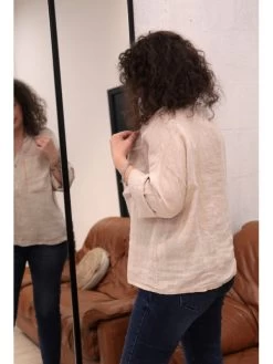 Chemise Bilbao -Élégance Soldes 55613 beige wiya 4