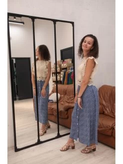 Jupe Malko -Élégance Soldes m810 bleu in april 3