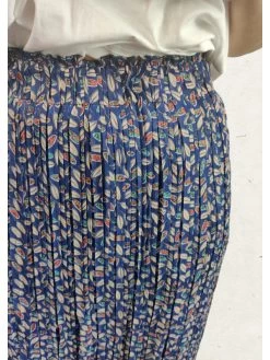 Jupe Libertad -Élégance Soldes mj27855 bleu majolica 3