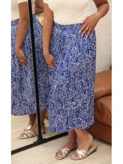 Jupe Fidji -Élégance Soldes mj28259 marine majolica 3