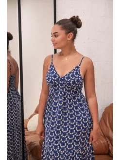 Robe Gypso -Élégance Soldes r2732 bleu in april 2