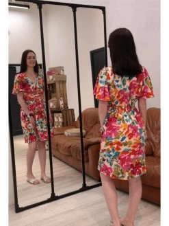 Robe Soledad -Élégance Soldes r2818 fushia in april 2