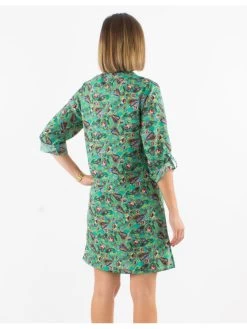 Robe Uyuni -Élégance Soldes ro17150 vert coline 2